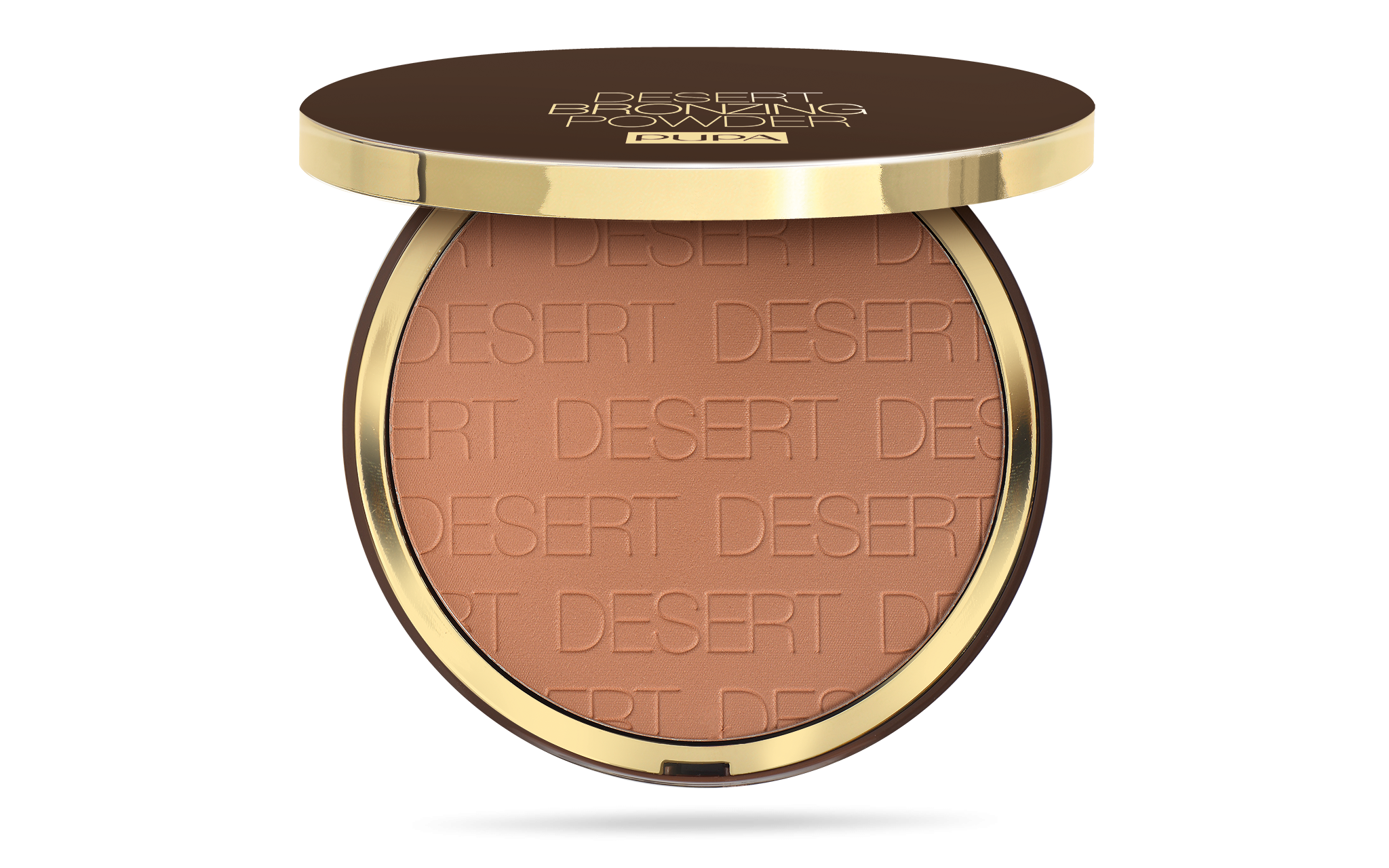 Terra compatta PUPA TERRA MAXI tonalità terracotta, packaging oro e nero