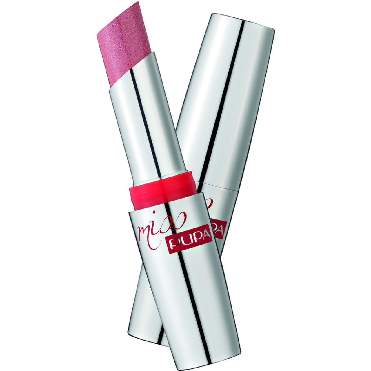 PUPA Rossetto Miss PUPA N.201 rosa/fucsia in tubetto metallico argentato