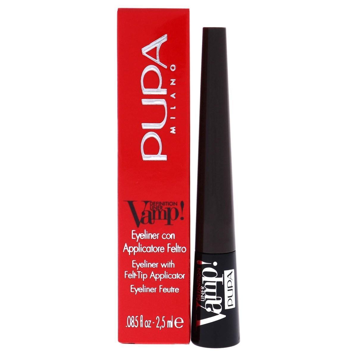 Eyeliner nero Pupa Vamp! Definition Liner con confezione rossa