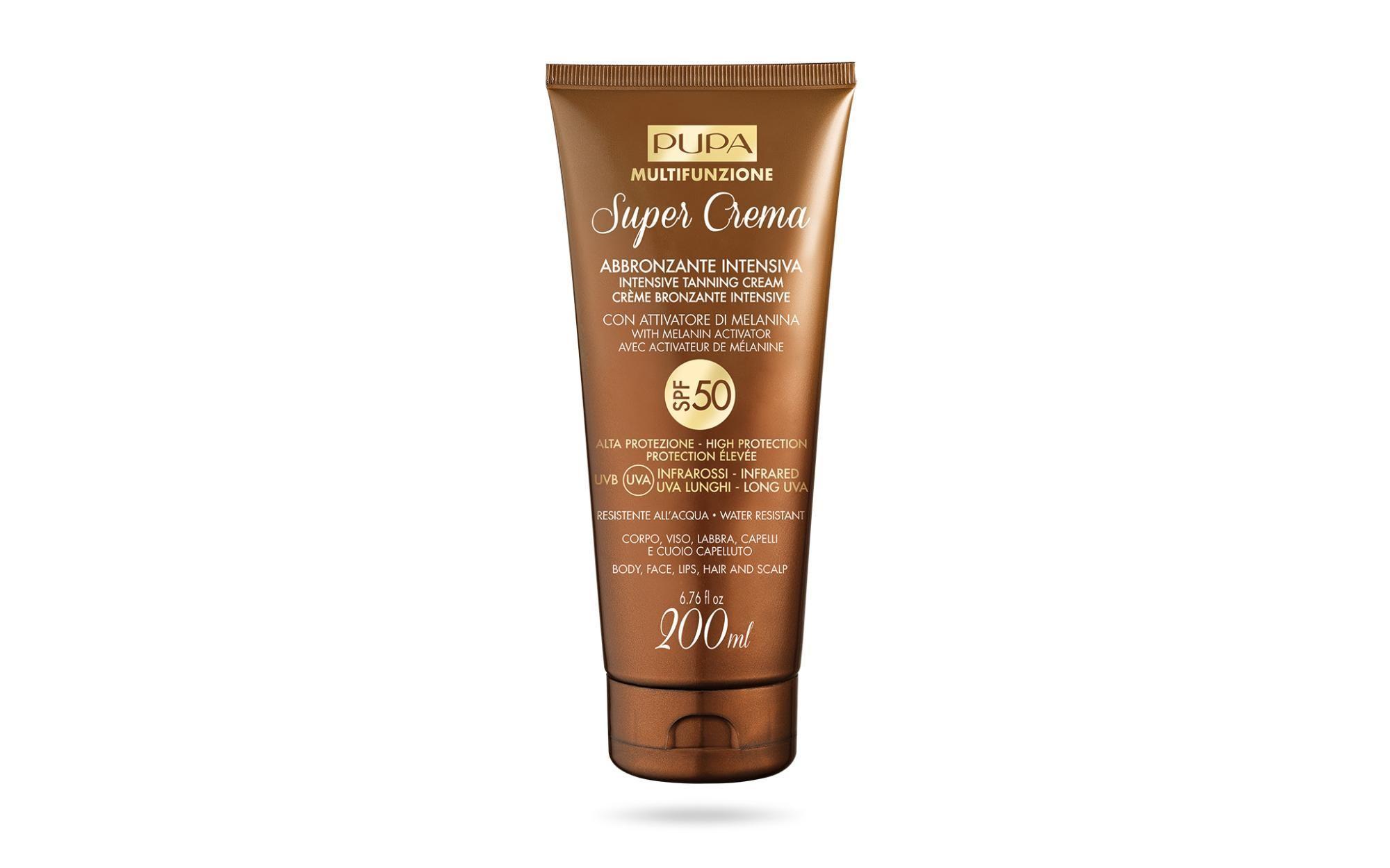 PUPA Sun Crema solare protettiva SPF50, flacone da 200ml