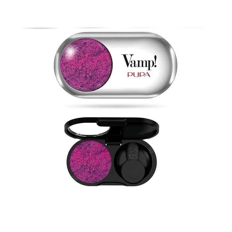 pupa pupa vamp ombr.metallic 103 - foto 1 Ombretto Vamp Pupa due tonalità metallica viola magenta e nera con applicatore