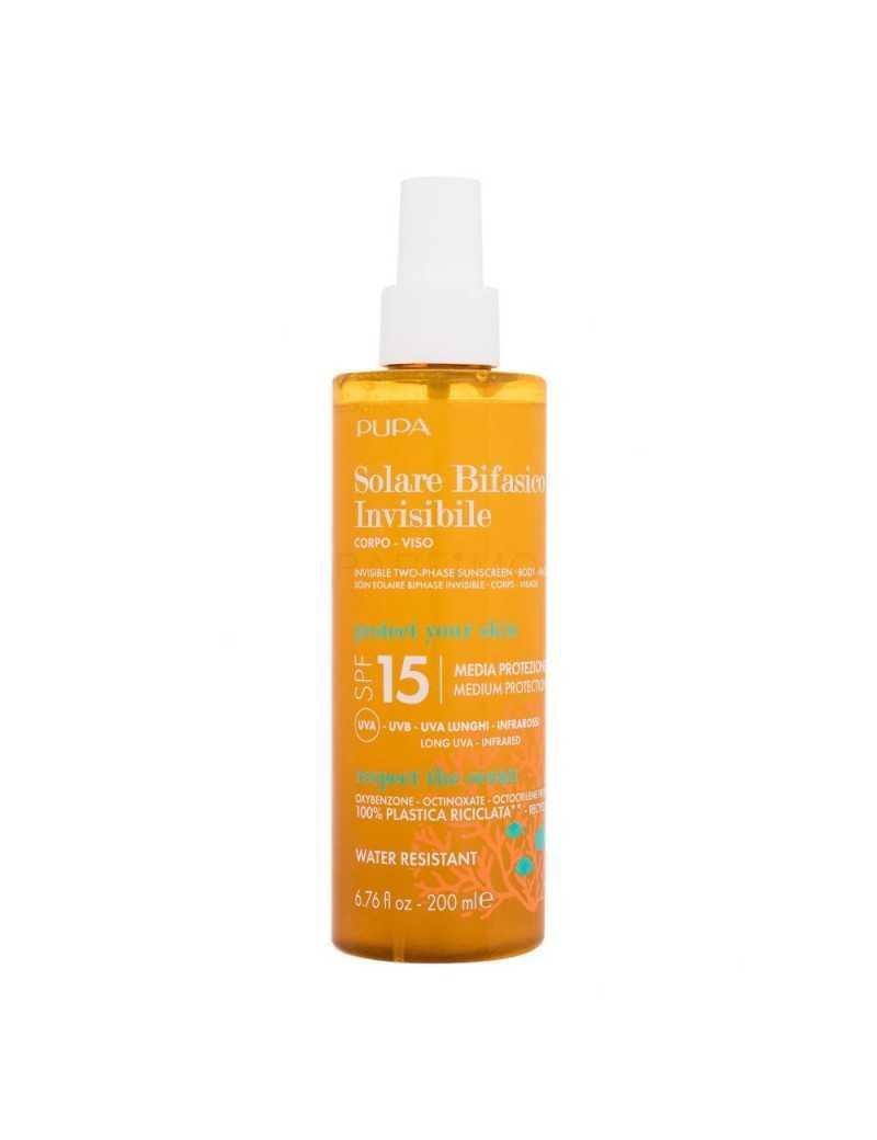 Pupa Bifase Solare SPF15 - Spray solare bifasico da 200ml