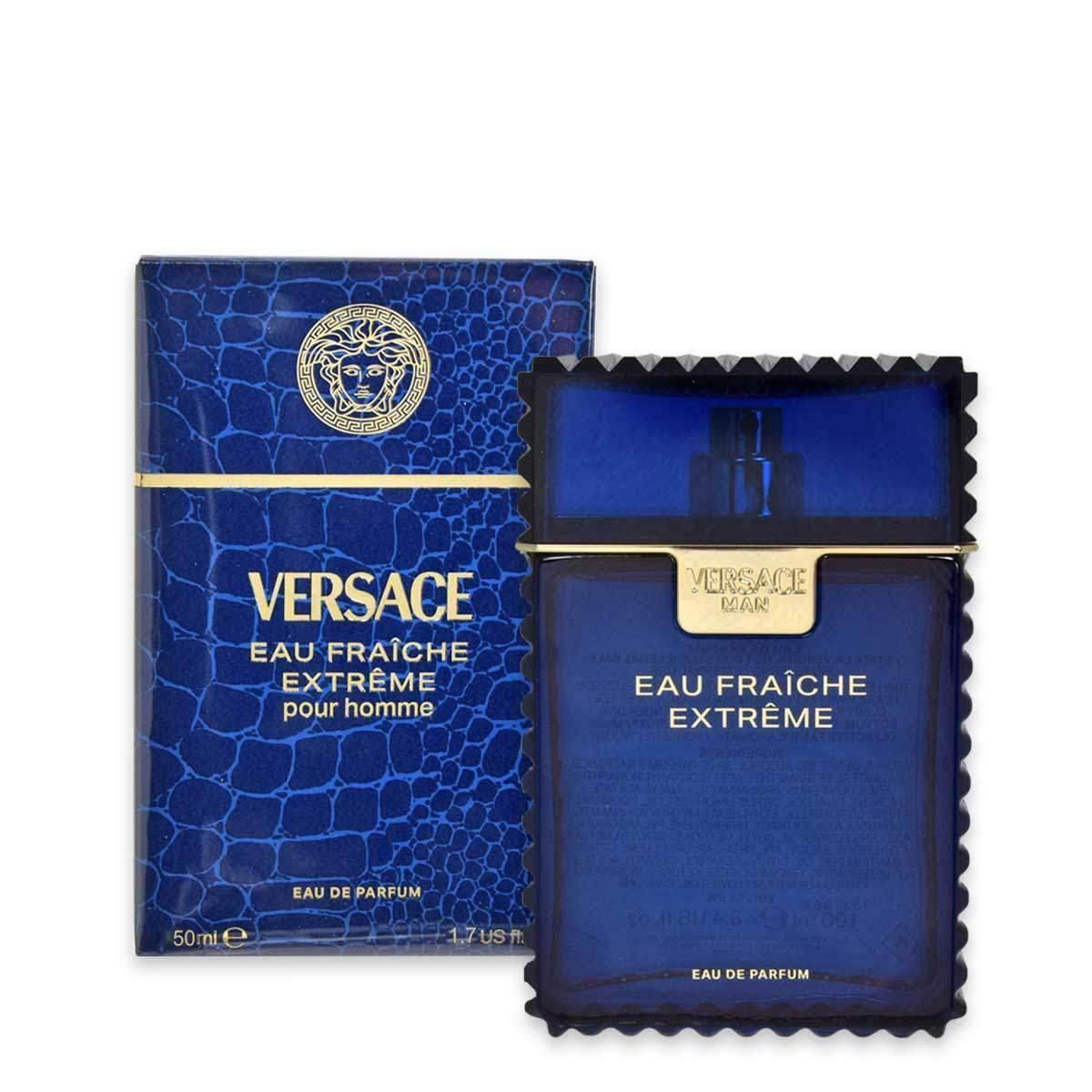 Versace Eau Fraiche Extreme 50ml - Confezione blu con flacone azzurro