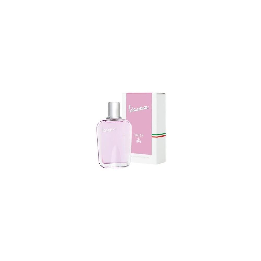 vespa e.d.t.vespa her vapo 30 ml - foto 1 Flacone spray rosa con confezione scatola rosa e bianca E.D.T. Vespa Her Vapo 30 ml