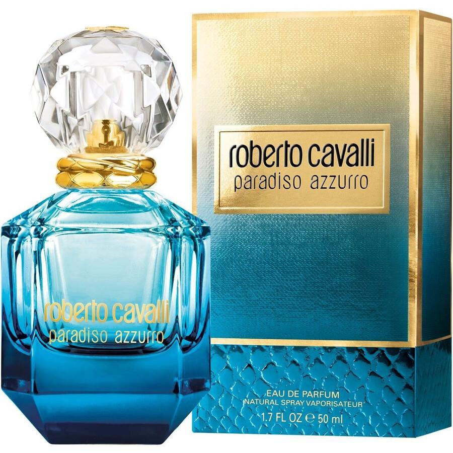 Bottiglia profumo Roberto Cavalli Paradiso Azzurro 50ml con confezione