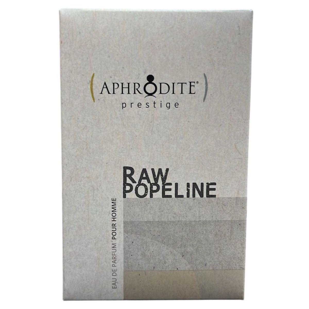 aphrodite e.d.p.aphrodite raw popeline 100 ml - foto 1 Confezione Aphrodite Raw Popeline 100 ml, scatola grigia con logo Aphrodite Prestige