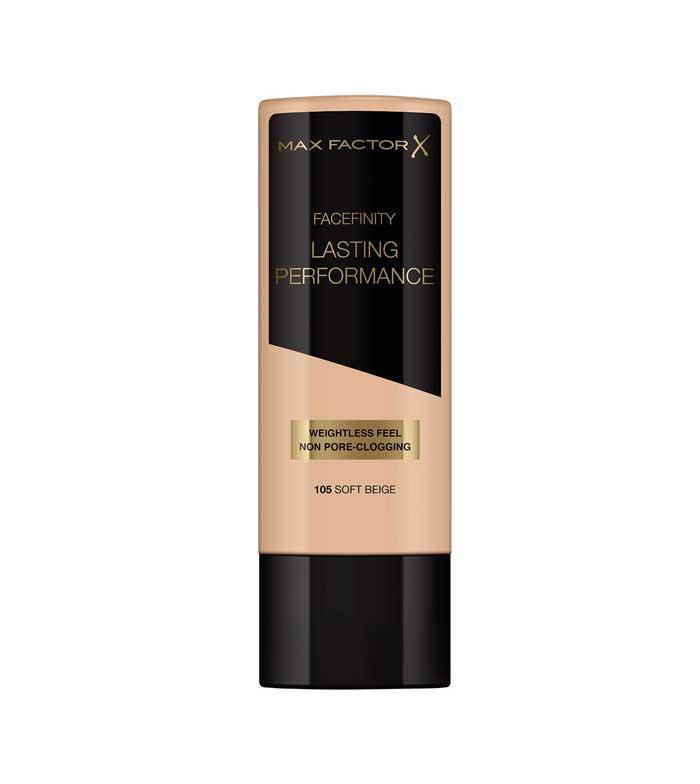max factor m.factor f.tinta lasting perf.105 - foto 1 Fondotinta MAX FACTOR Lasting Performance con applicazione uniforme