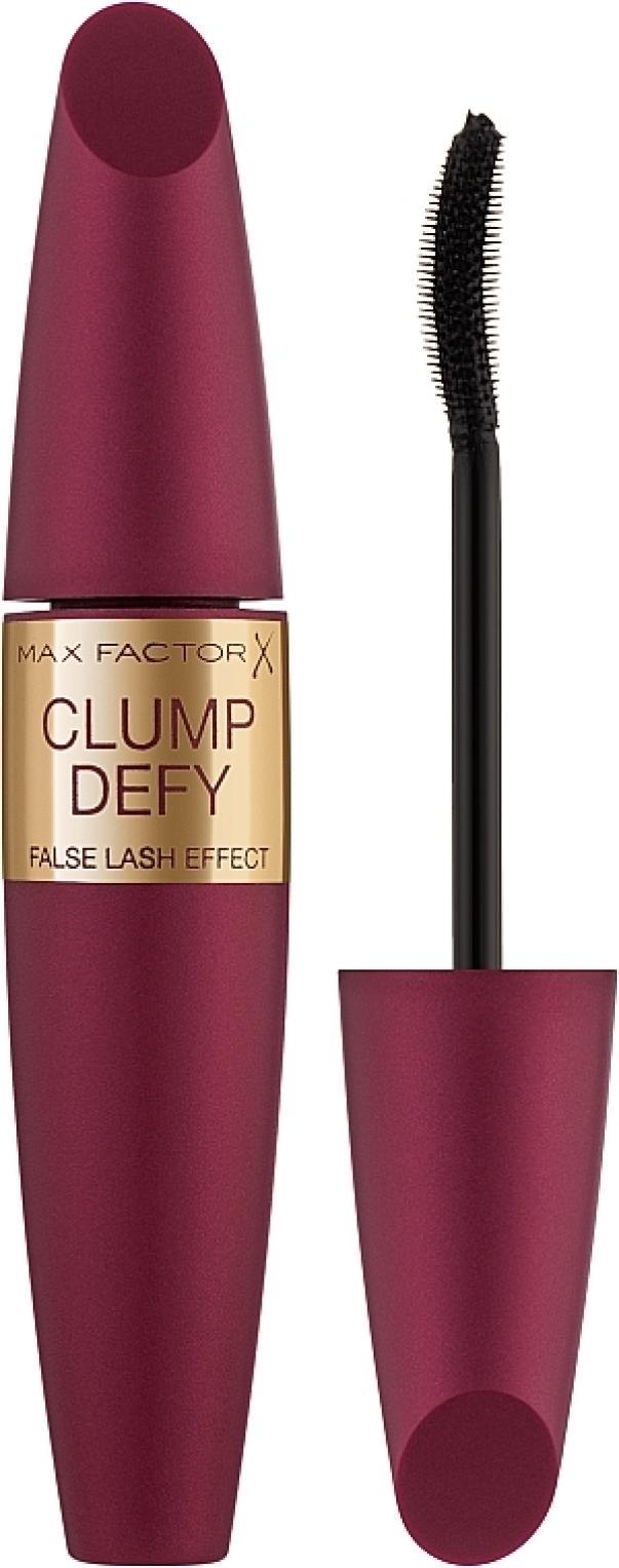 MAX FACTOR Mascara Clump Defy Black, tubetto aperto con scovolino