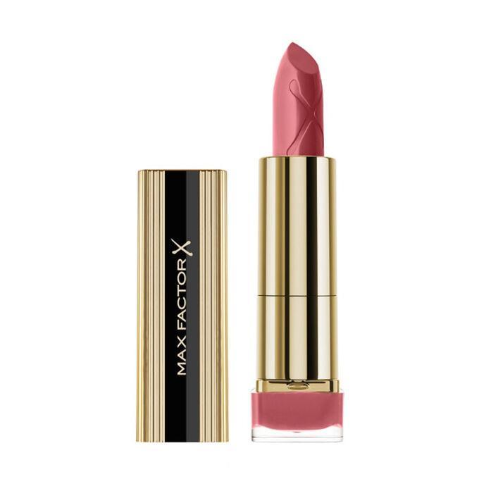 max factor m.factor rossetto c.elixir 20 - foto 1 Rossetto Max Factor Color Elixir 20: tubo aperto e con coperchio, sfondo bianco