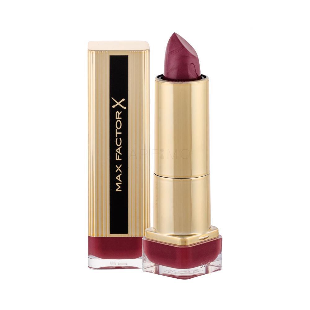 max factor m.factor rossetto c.elixir 100 - foto 1 Rossetto MAX FACTOR M.FACTOR ELIXIR tonalità 100, packaging oro e nero, primo piano