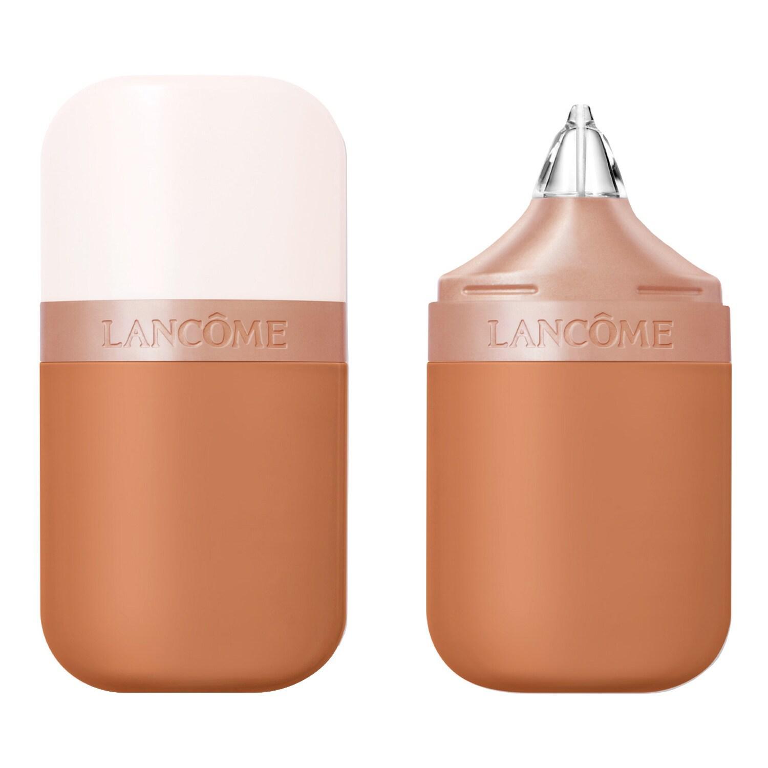 Fondotinta Lancôme Idole Skin Tint tonalità 42C, bottiglie chiusa e con applicatore