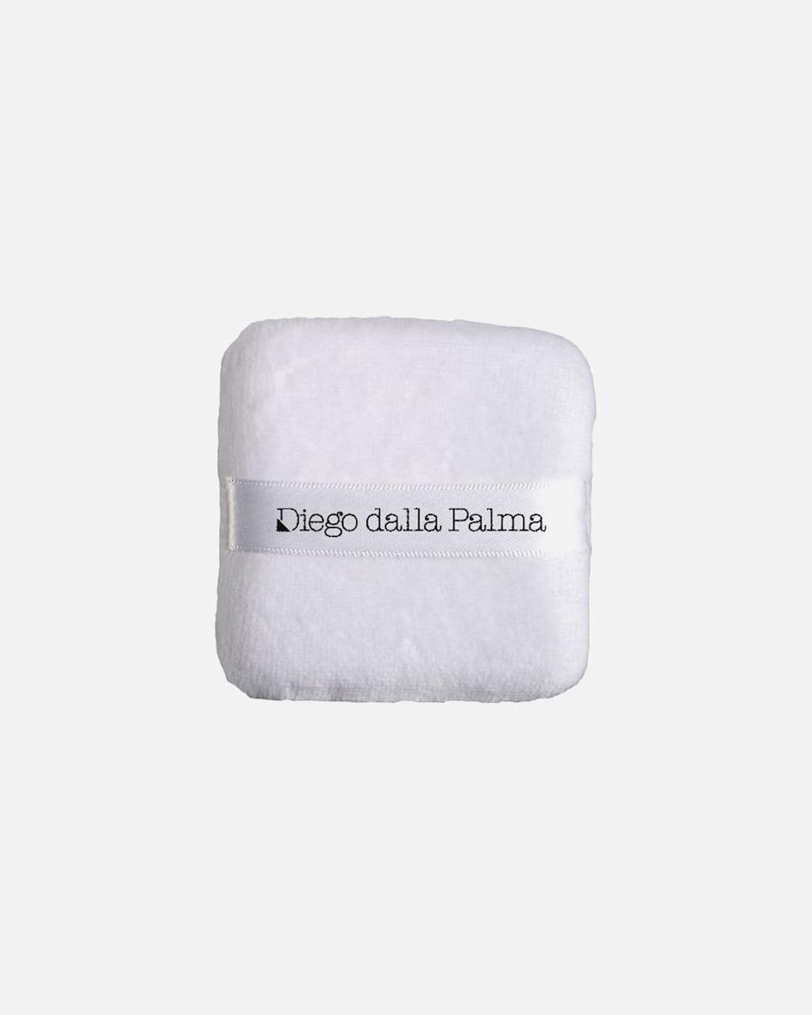 Piumino in velluto Diego dalla Palma, quadrato, bianco grigio chiaro