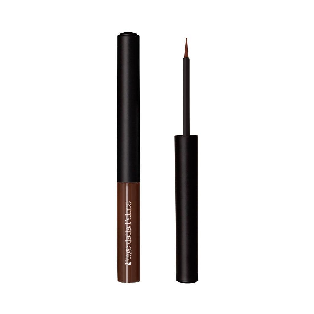 Pupa DD Palma Eyeliner Semipermanente 42 marrone, pennello e brush tip