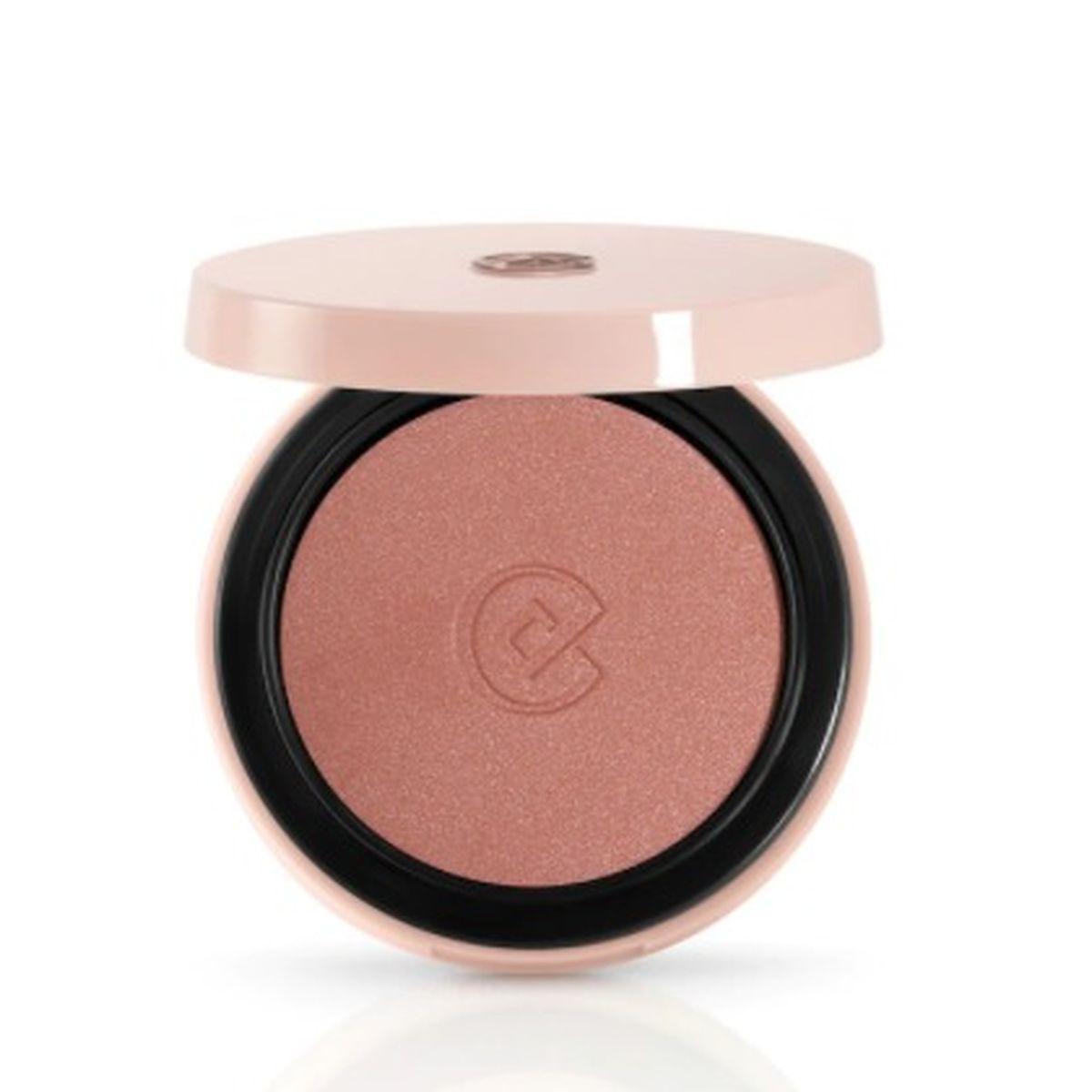 Fard compatto COLLISTAR Maxi tonalità 08, coperchio rosa e base nera
