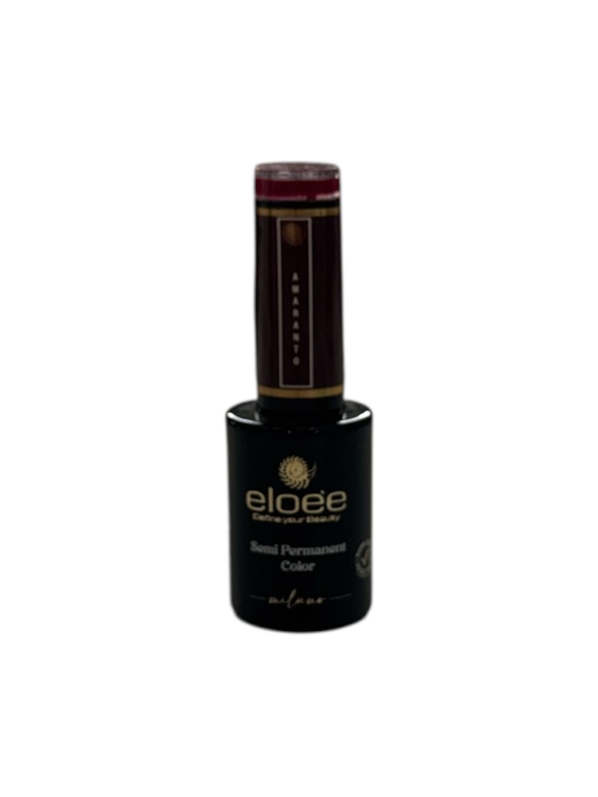 eloe'e eloe'e smalto gel semipermanente 10ml amaranto - foto 1 Bottiglia ELOE'E smalto gel semipermanente amaranto 10ml, tappo rosso scuro