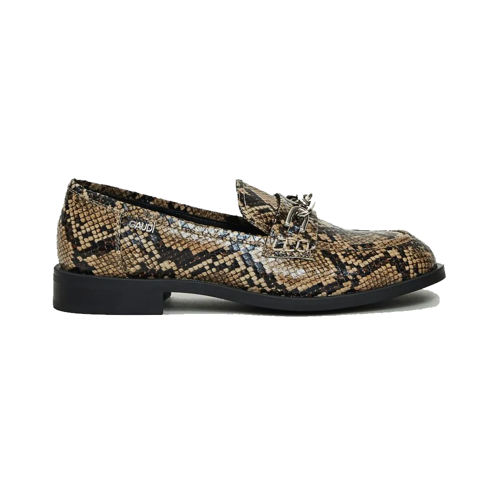 gaudi gaudi mocassino fabiola snaky v54-64771z 38 - foto 1 Mocassino Gaudi Fabiola con pattern snaky, vista di profilo