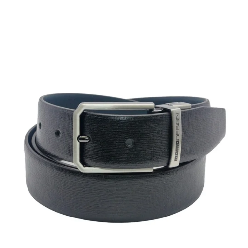 momo design momo cintura belts black/blue mo-80cn cm115 - foto 1 Cintura MOMO DESIGN nero/blu con fibbia metallica