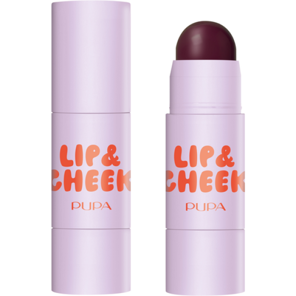 PUPA Stickologist Balm&Blush stick 003 Wine con packaging rosa lilac