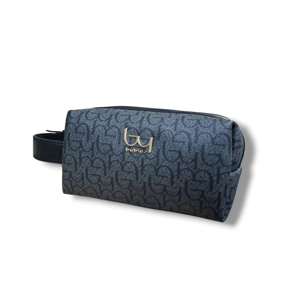 byblos byblos pochette sintetico notredame bybe64a96 z5 taupe - foto 1 Pochette BYBLOS sintetico taupe con pattern NotreDame, tracolla nera