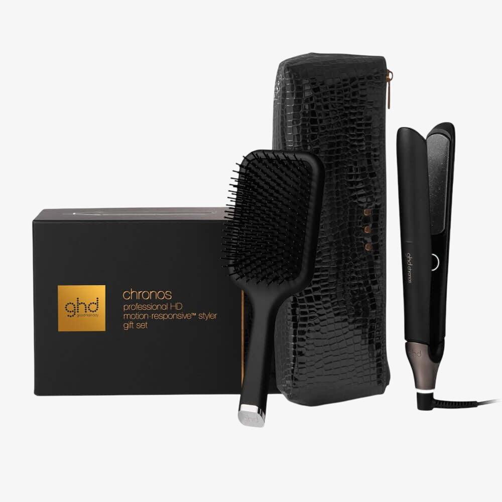 ghd ghd good hair day gift set piastra chronos + spazzola - foto 1 GHD Good Hair Day Gift Set - Piastra Chronos, spazzola e borsa