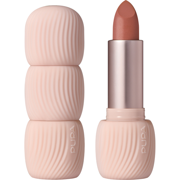 pupa pupa rossetto my crush n.012 - foto 1 Rossetto PUPA My Crush N.012 terracotta con packaging beige rigato
