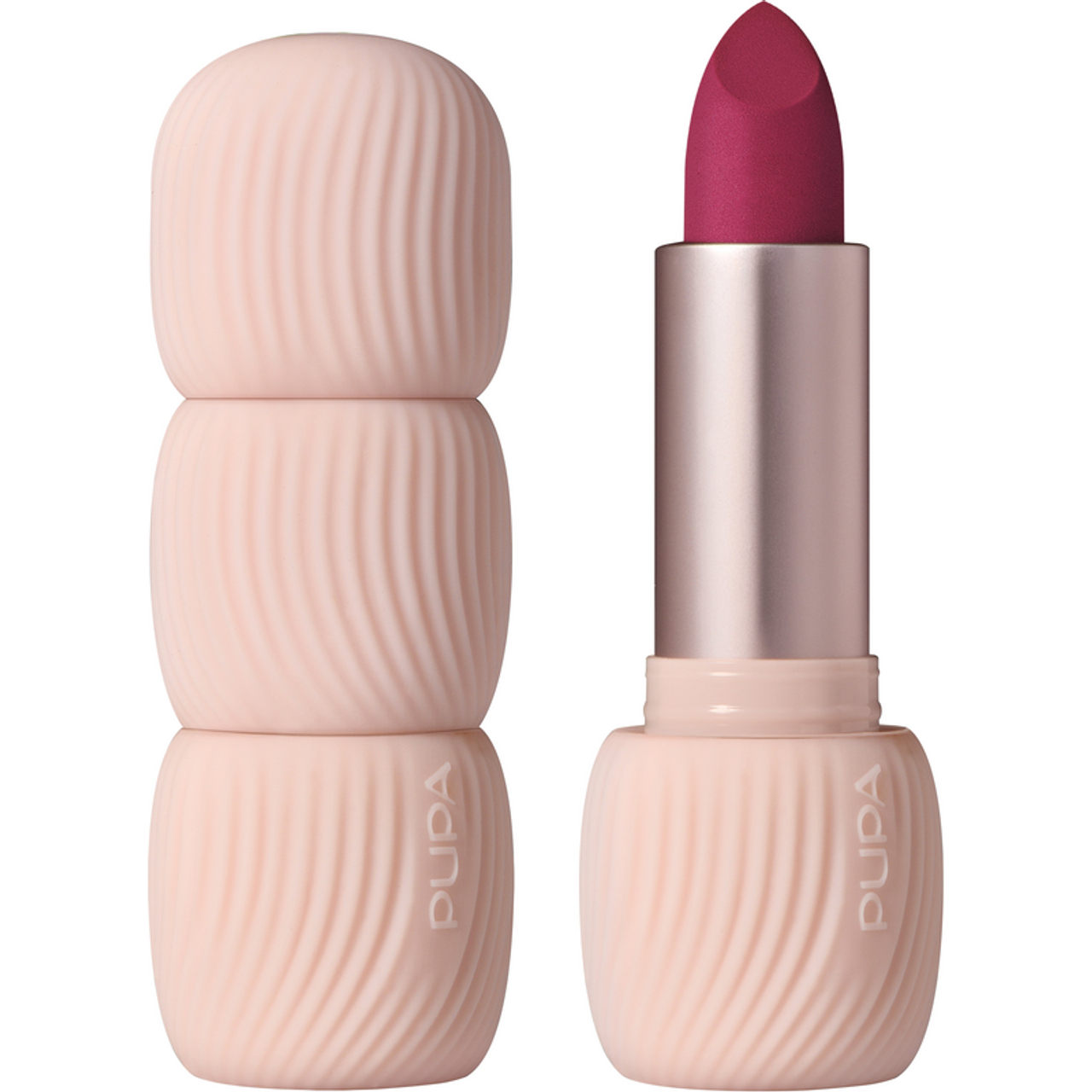 PUPA ROSSETTO MY CRUSH N.034 Rossetto PUPA My Crush colore n.034 tonalità borgogna con confezione beige e cappuccio