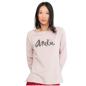 T-shirt manica lunga donna rosa 41281-429 medium