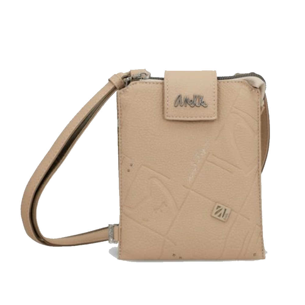 ANEKKE borsa donna in beige con tracolla