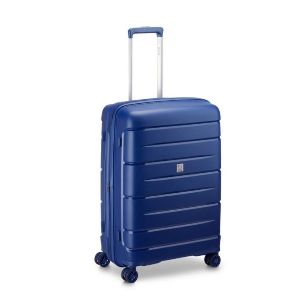 roncato roncato trolley medio starlight 3.0 66cm 42345223 dark blue - foto 1 Trolley Roncato Starlight 3.0 66cm blu scuro, vista frontale, manico telescopico e ruote