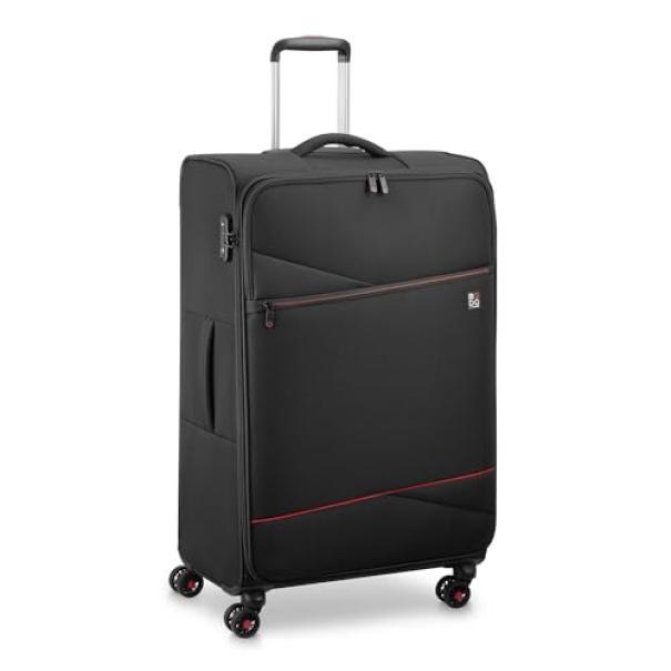 Trolley Roncato Eclipse 2.0 nero 77cm vista frontale