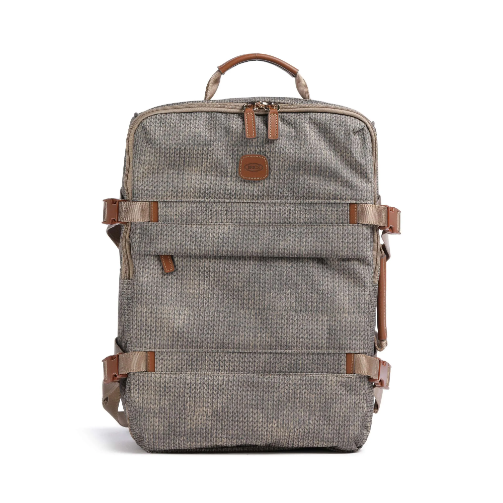 Zaino sportivo Bric's X-Collection wool nut, vista frontale