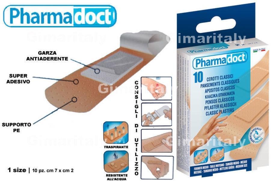 pharmadoc pharmadoct cerotti classici conf. 10pz 078011 - foto 1 pharmadoc pharmadoct cerotti classici conf. 10pz 078011 - foto 1