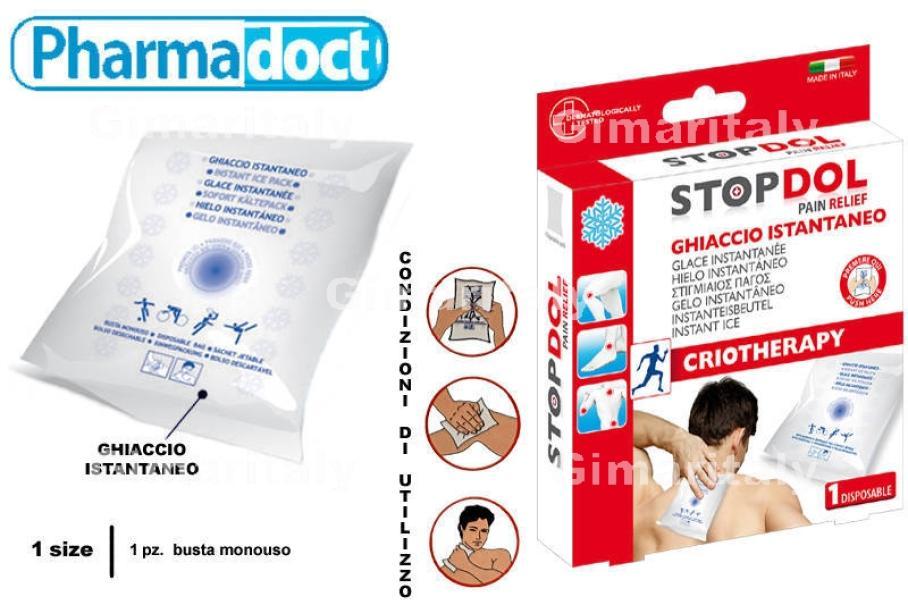 pharmadoc pharmadoct stopdol ghiaccio istantaneo 1 busta 078115 - foto 1 Busta di ghiaccio istantaneo PHARMADOC STOPDOL per uso terapeutico locale