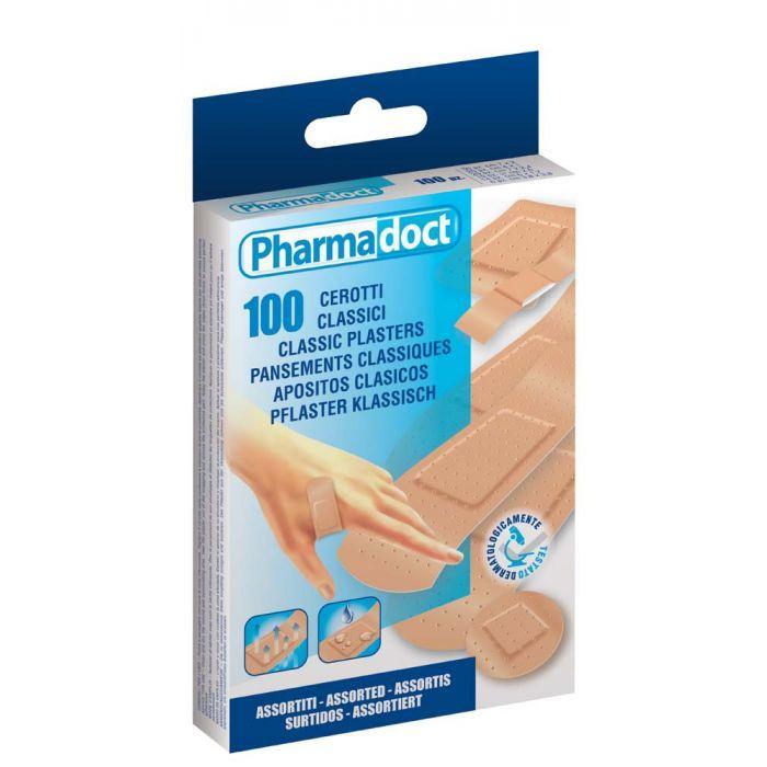 Cerotti assortiti classici PHARMADOC, confezione da 100 pezzi