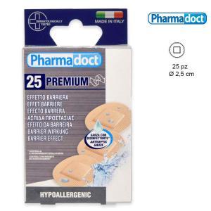 T 25 cerotti premium rotondi, protettivi con garza emostatica 78142