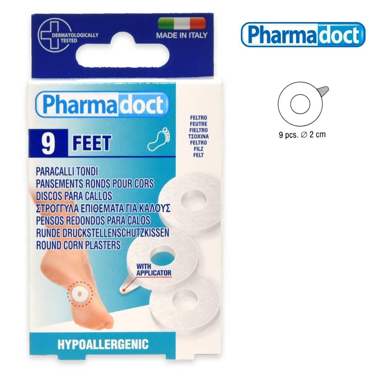 pharmadoc pharmadoct protettivi paracalli tondo feltro 9pz. 78093 - foto 1 pharmadoc pharmadoct protettivi paracalli tondo feltro 9pz. 78093 - foto 1