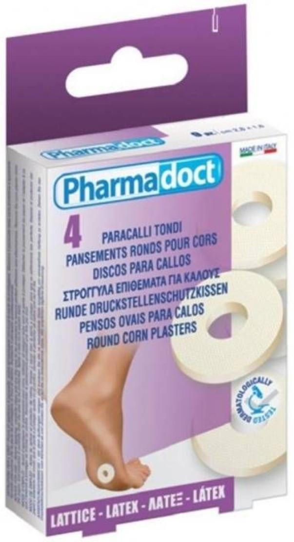 pharmadoc pharmadoct protettivi paracalli tondi grandi lattice 4pz. 78094 - foto 1 pharmadoc pharmadoct protettivi paracalli tondi grandi lattice 4pz. 78094 - foto 1