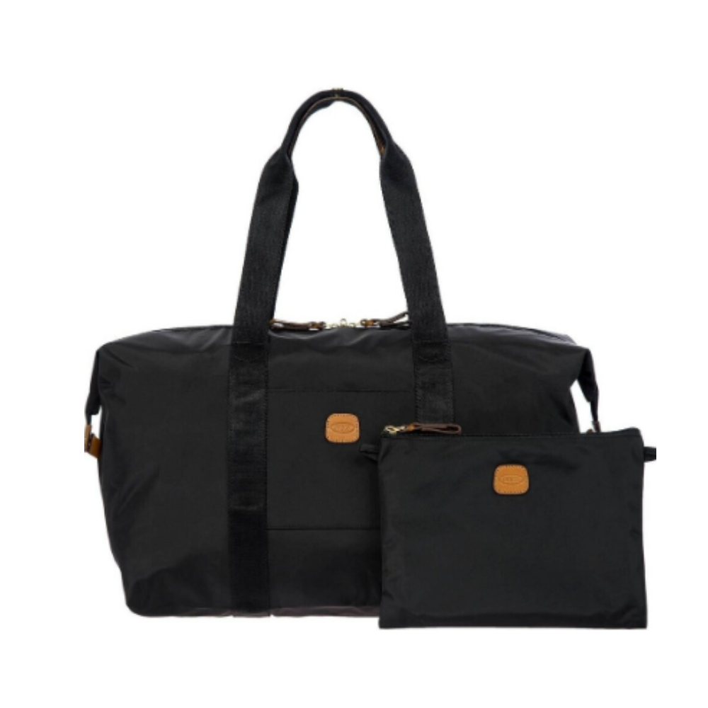 Borsa media nero X-Collection con manici, accompagnata da borsello coordinato