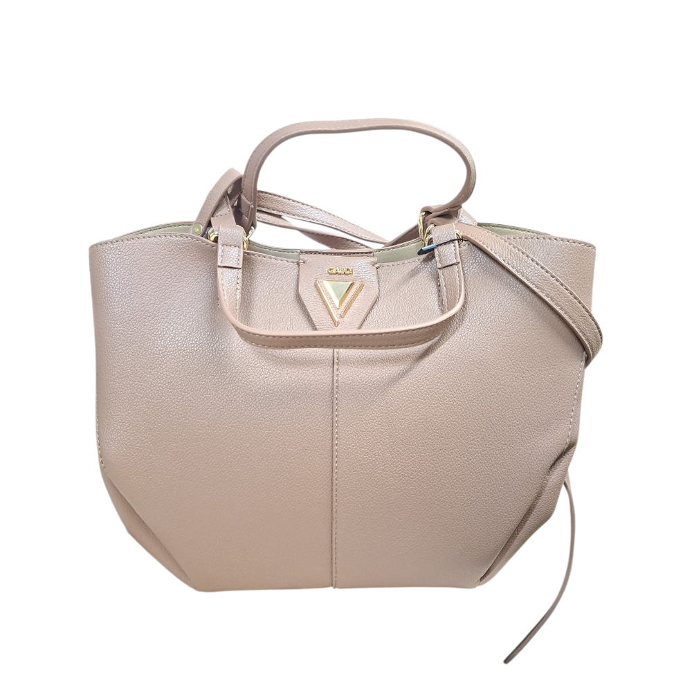 Borsa Gaudi Golene V6AE-12771 in colore beige, vista frontale